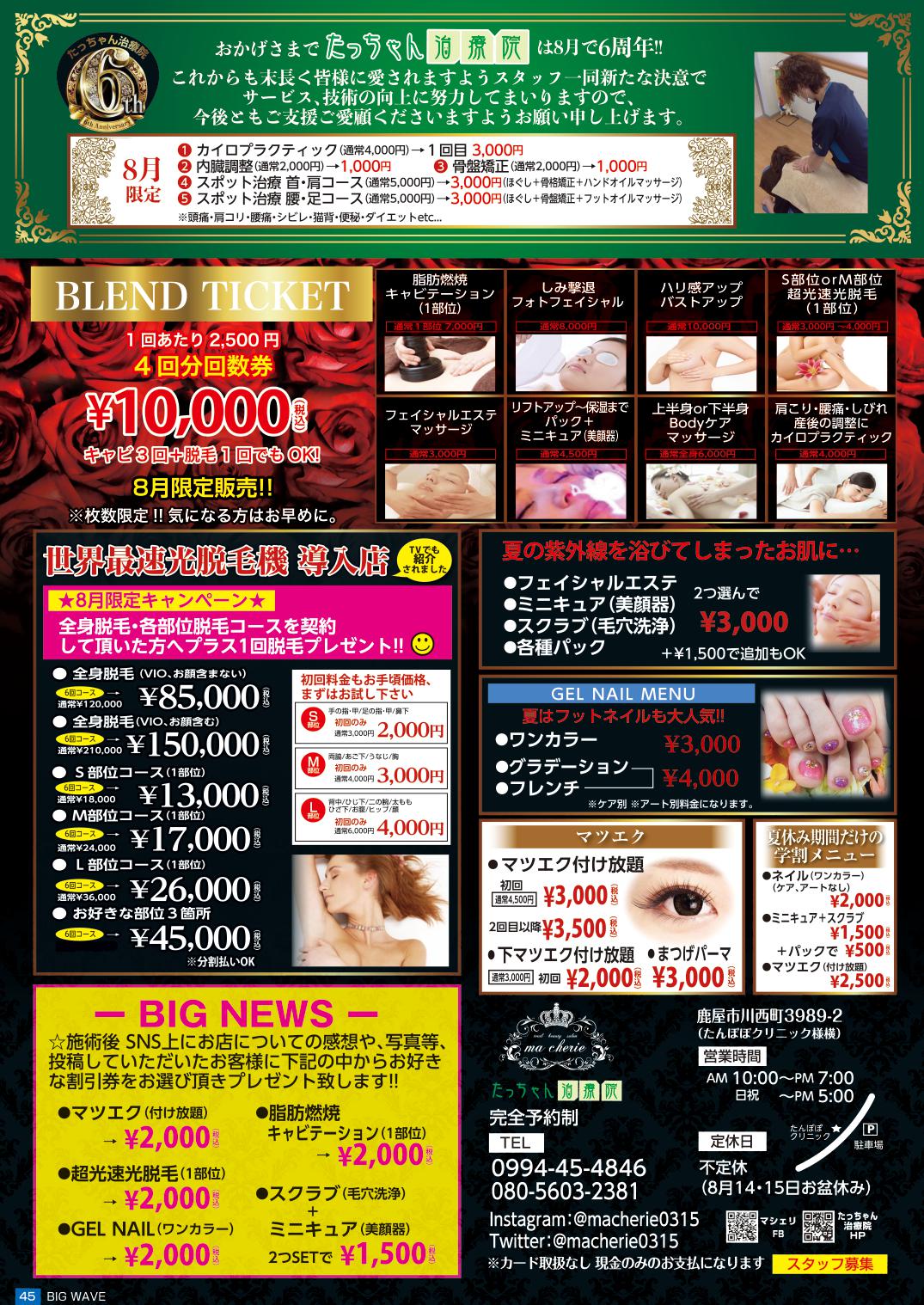 今月のビッグウェーブ